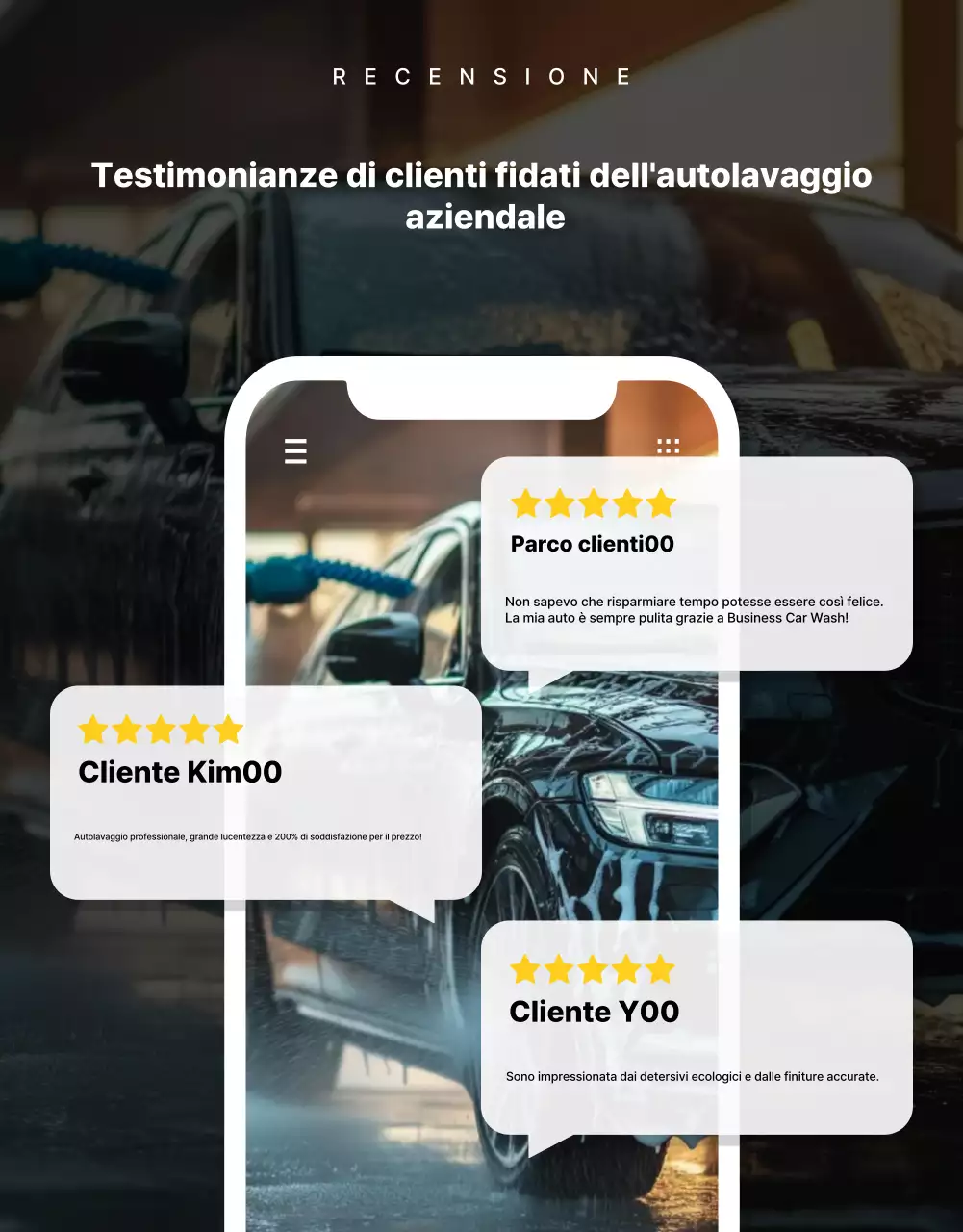 Pubblicità di Blue Modern Car Wash