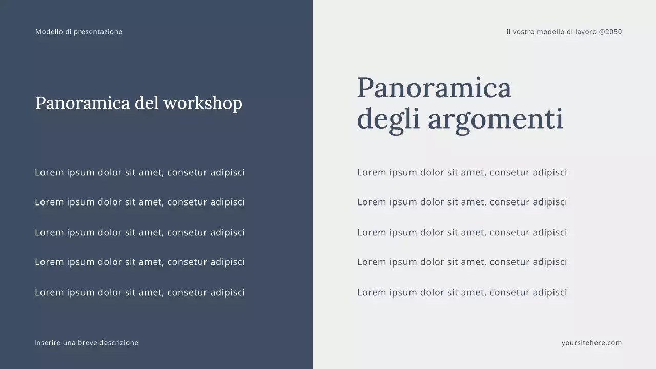 Presentazione di Grey Modern Storytelling