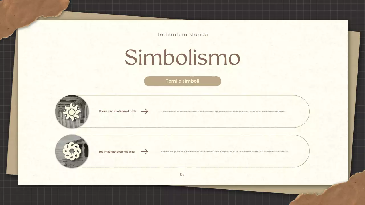 Presentazione della letteratura storica d'epoca dell'oro