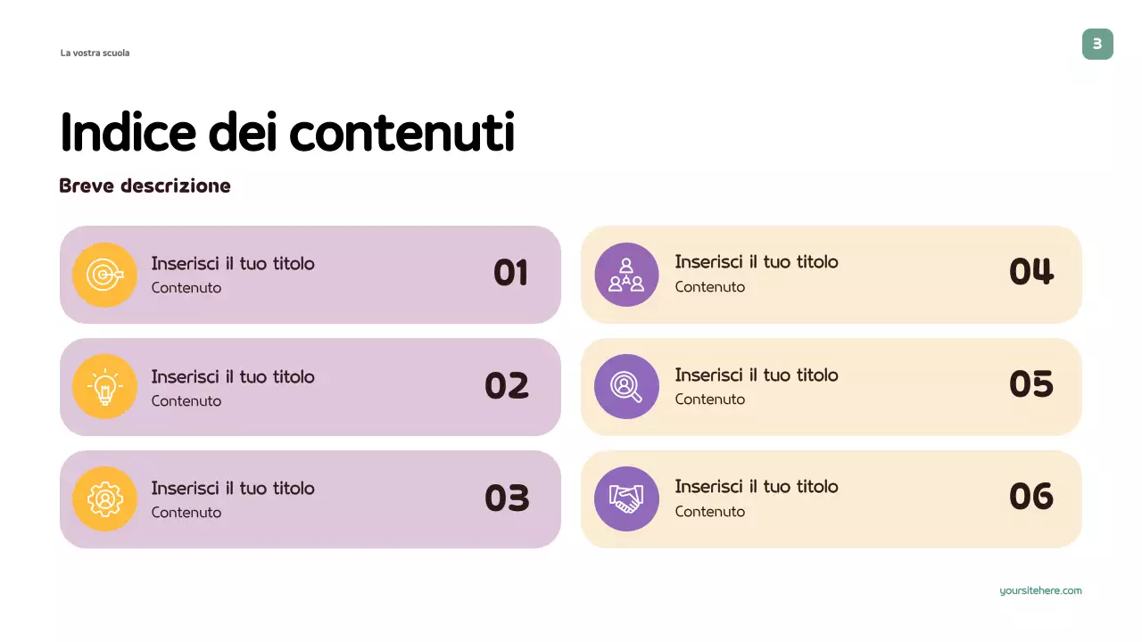 Presentazione della guida educativa giocosa viola