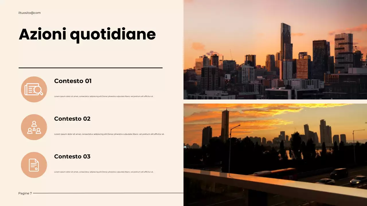 Presentazione sul riscaldamento globale e sul clima moderno