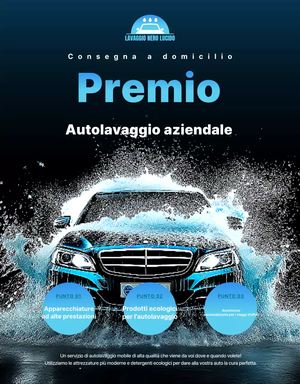 Pubblicità di Blue Modern Car Wash