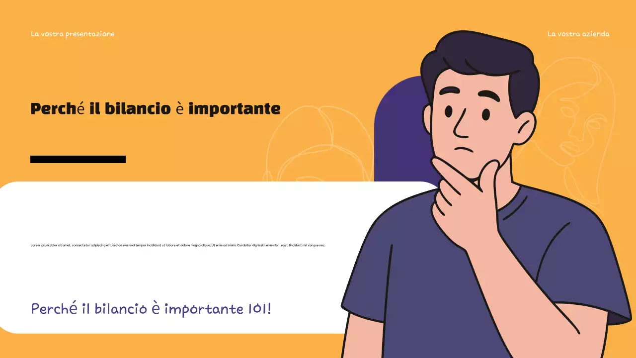 Presentazione infografica del budget di tendenza viola