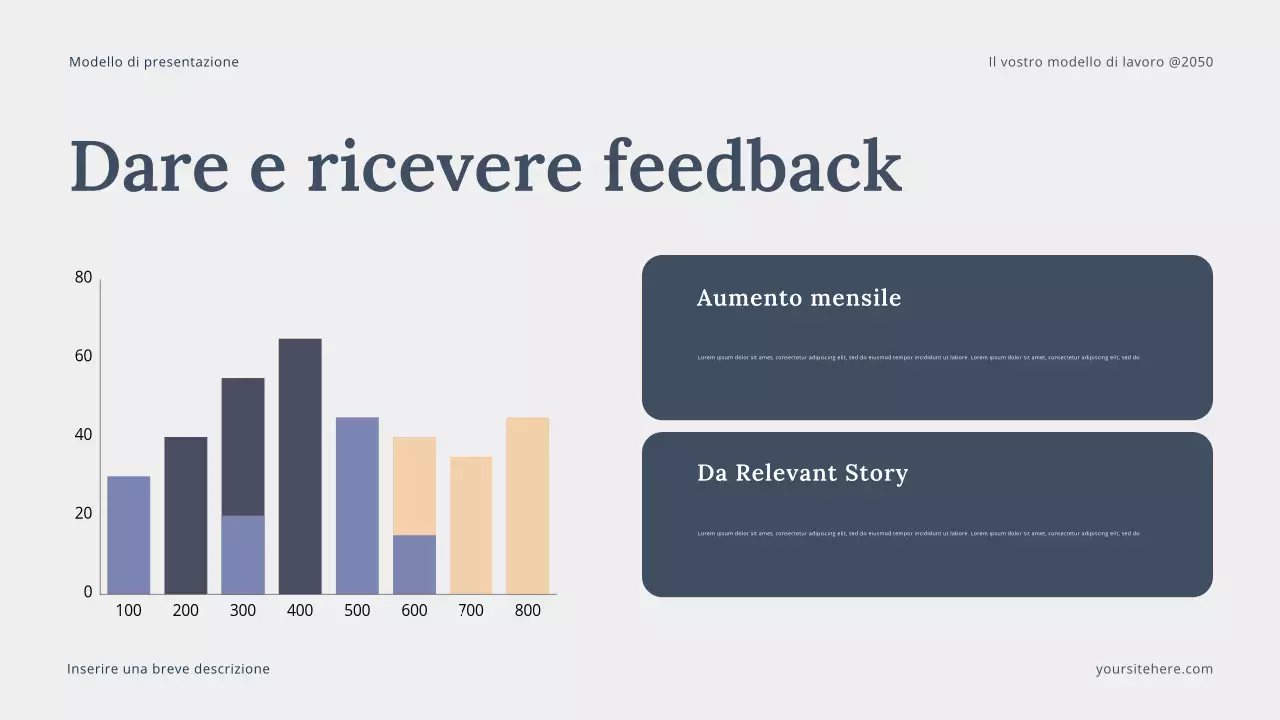 Presentazione di Grey Modern Storytelling