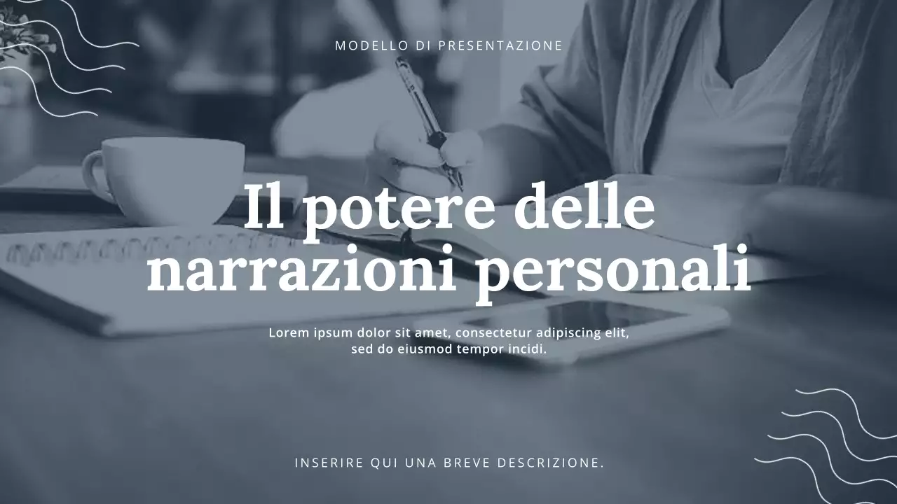 Presentazione di Grey Modern Storytelling