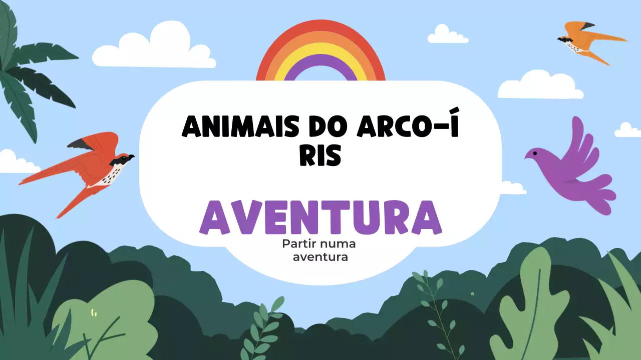 Modelo de Apresentação de Animais Brincalhões