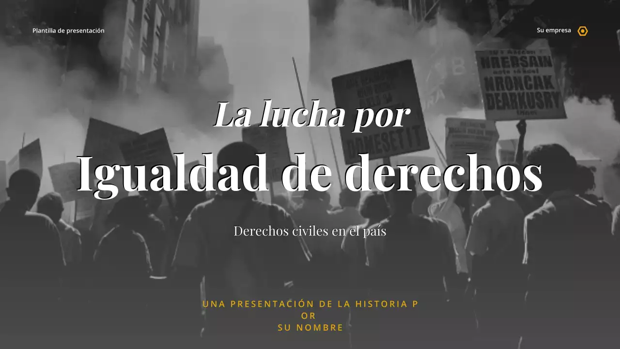 Presentación de la igualdad histórica de Grey