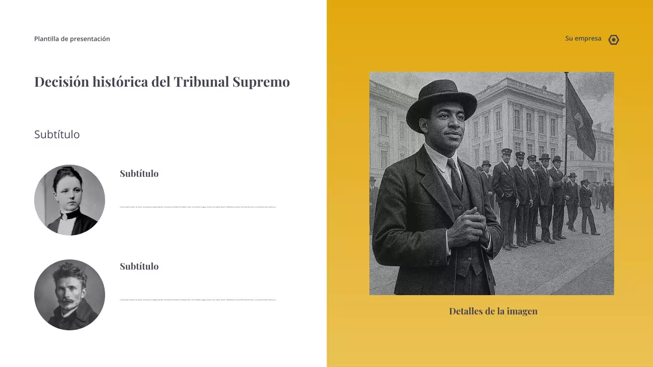 Presentación de la igualdad histórica de Grey