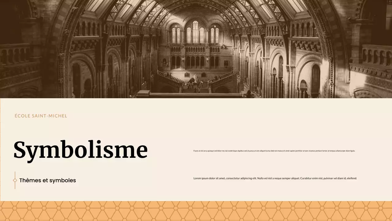 Présentation des études historiques classiques beiges