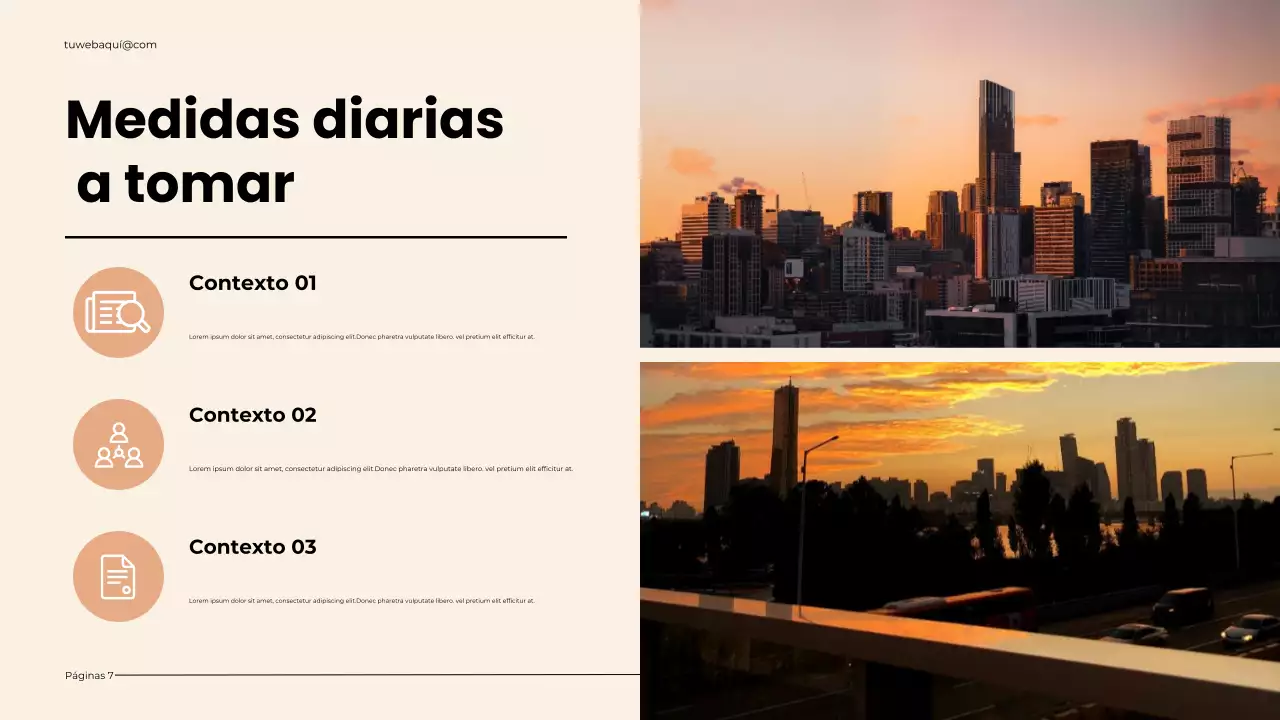 Presentación del clima moderno sobre el calentamiento global