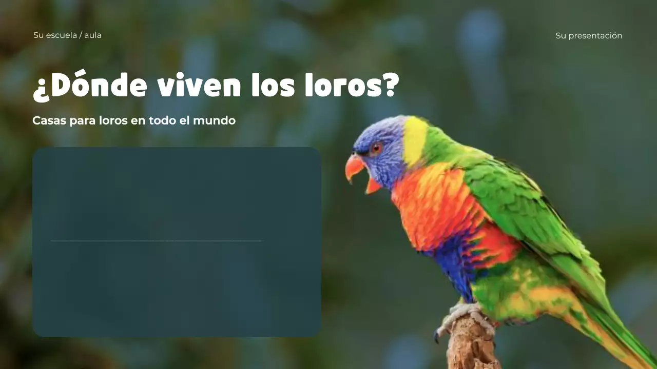Plantilla de presentación de animales juguetones