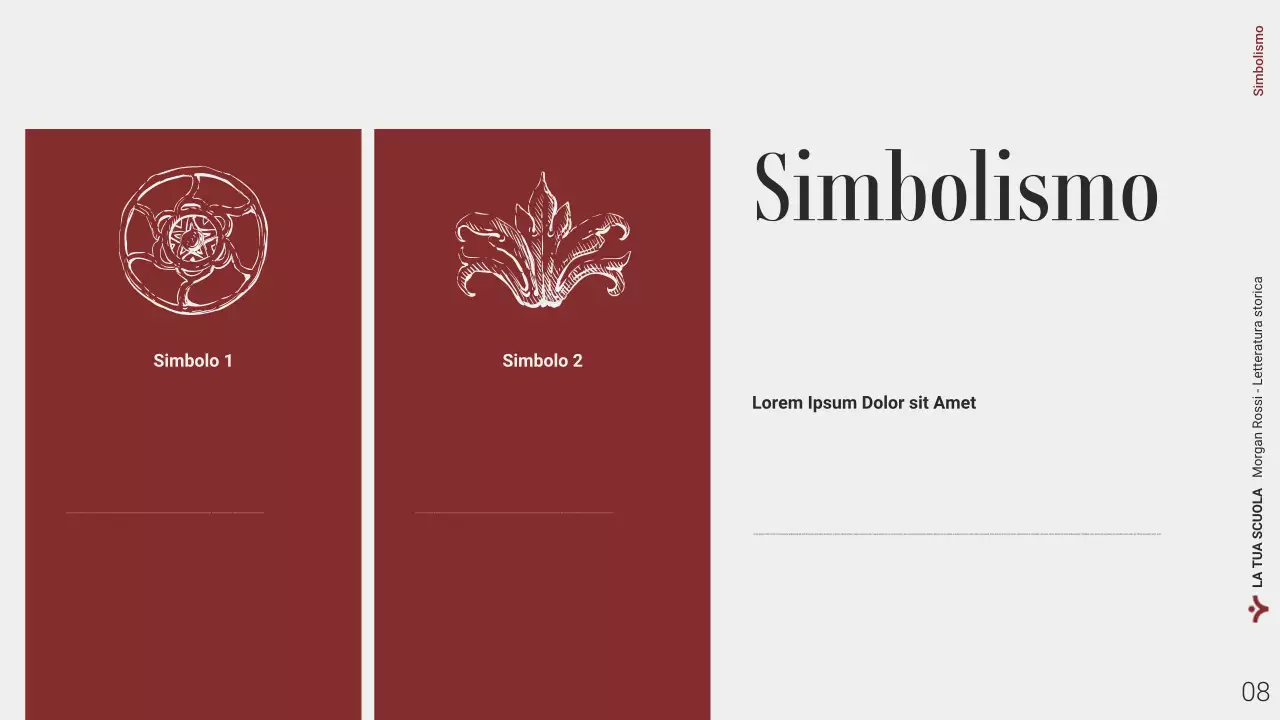 Presentazione web sulla letteratura storica moderna