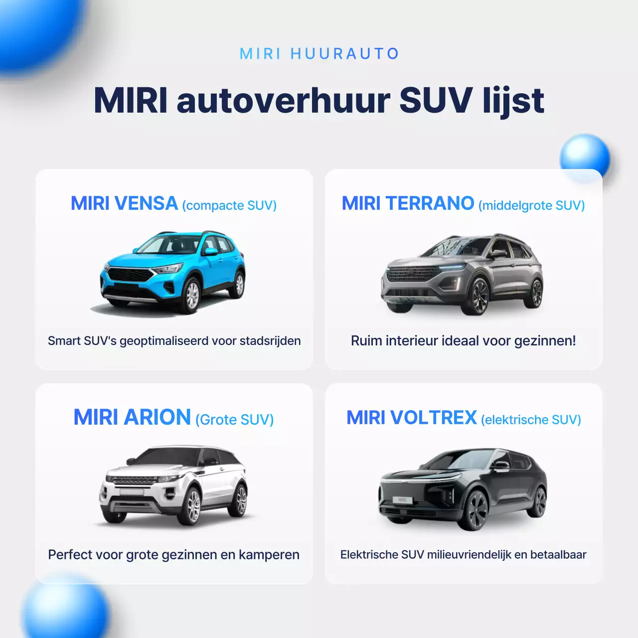 Reclame voor een moderne auto in hemelsblauw