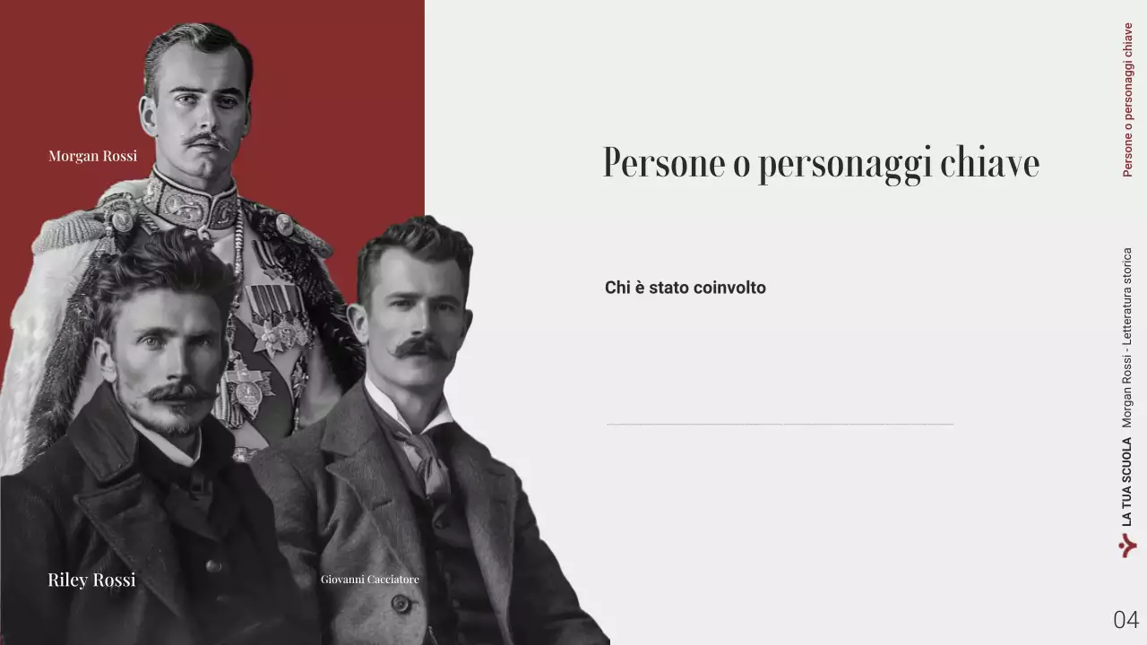 Presentazione web sulla letteratura storica moderna