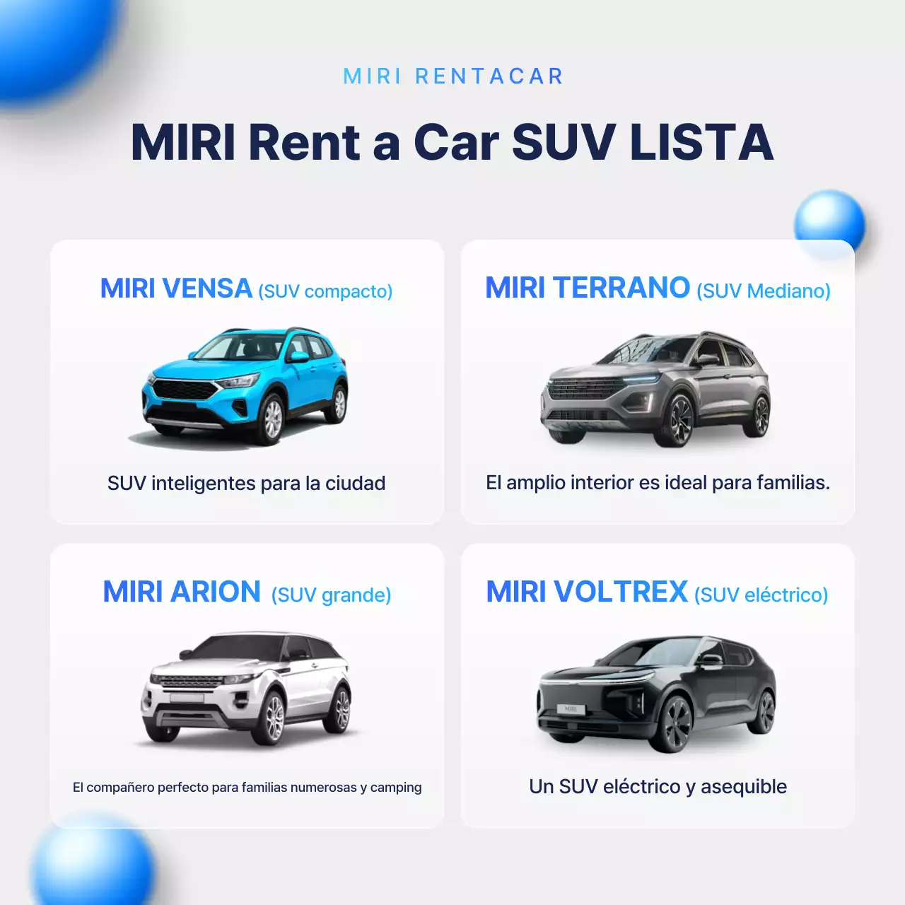 Anuncio de coche moderno de color azul cielo