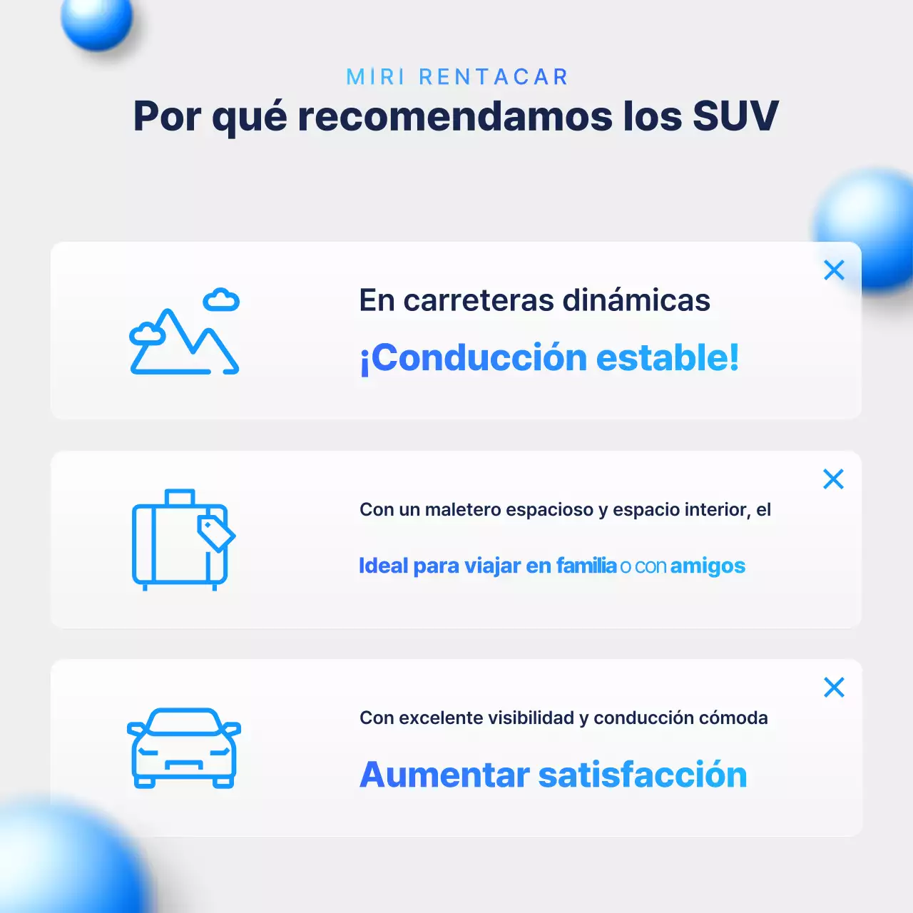 Anuncio de coche moderno de color azul cielo