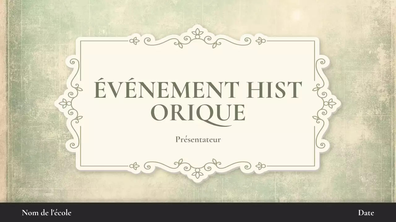 Présentation de la conférence sur l'histoire du vintage beige