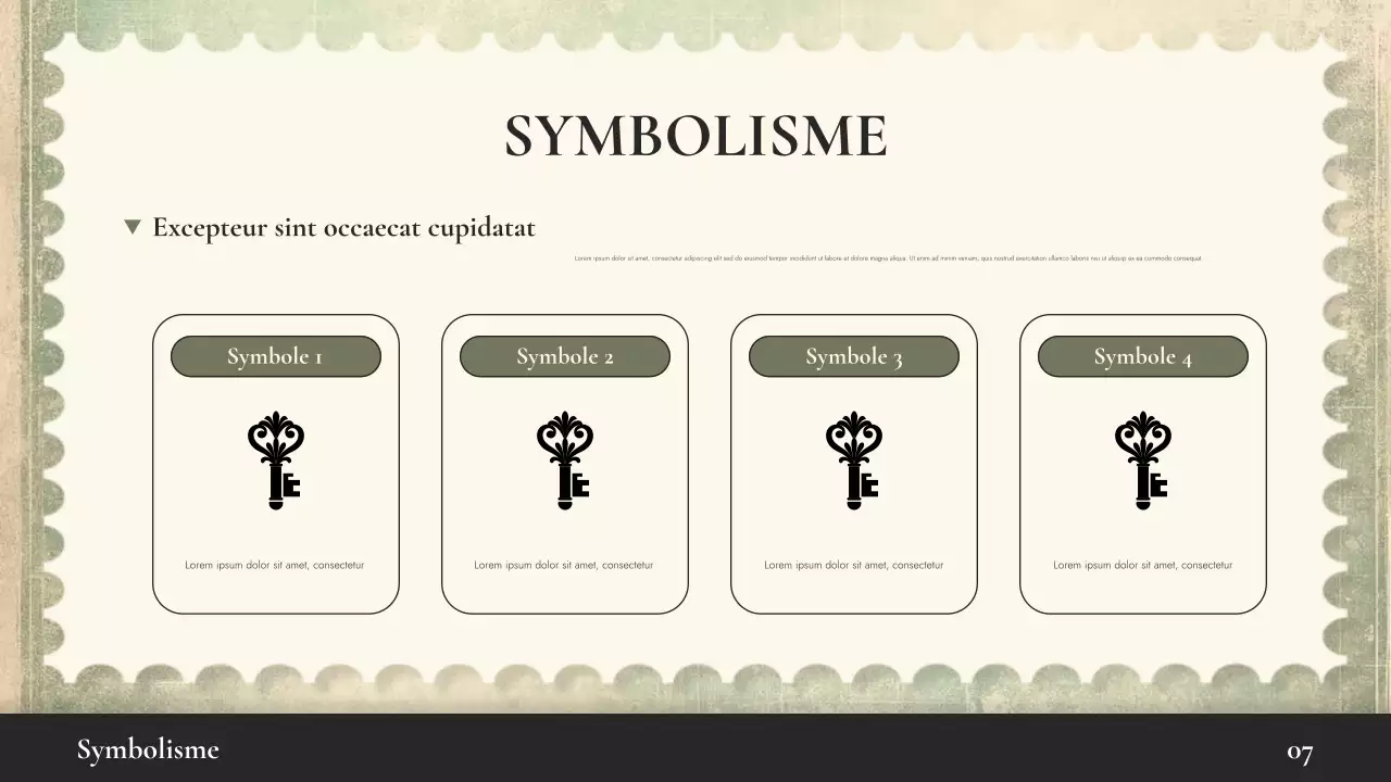 Présentation de la conférence sur l'histoire du vintage beige