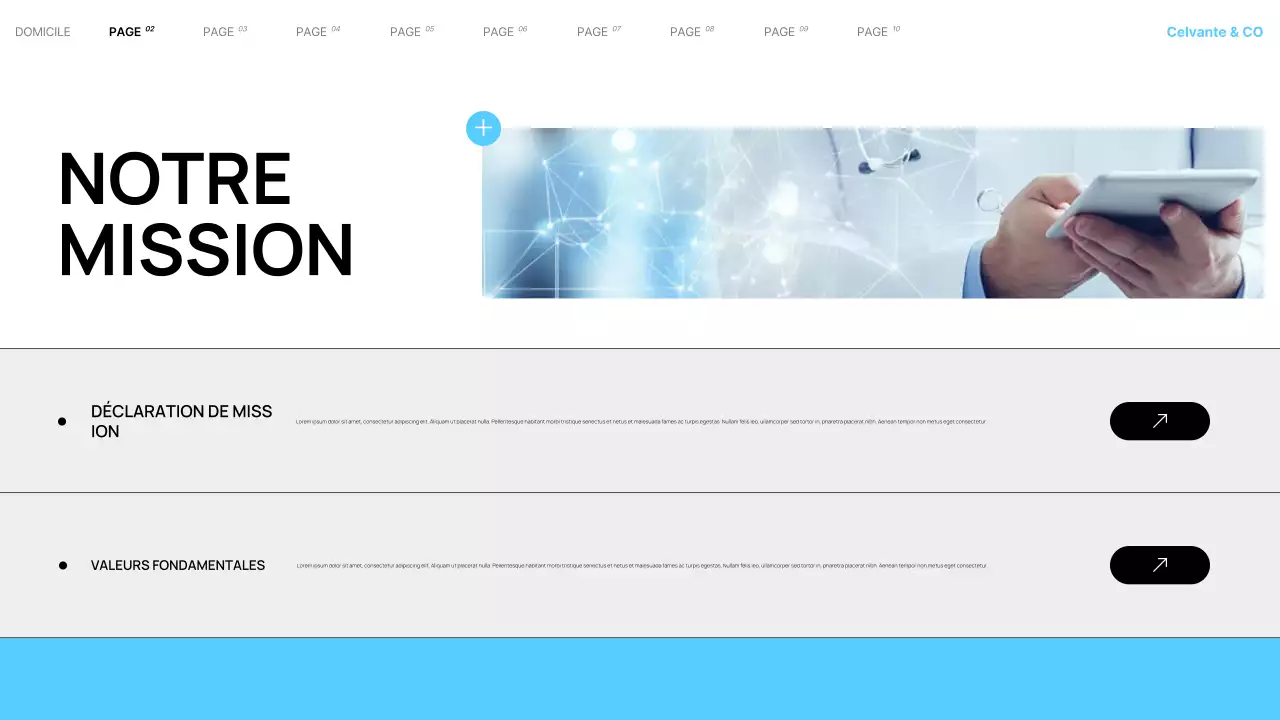 Présentation des services hospitaliers locaux modernes de Teal