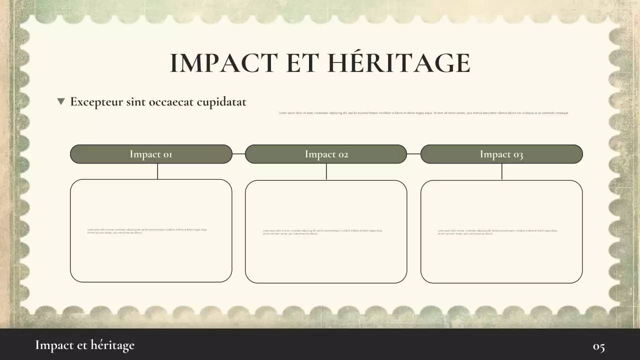 Présentation de la conférence sur l'histoire du vintage beige
