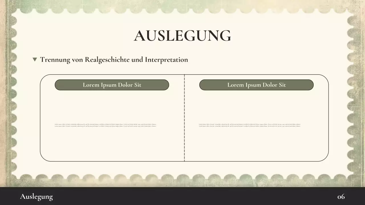 Beige Vintage Geschichtsvortrag Präsentation