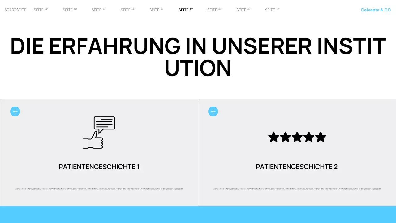 Teal Moderne lokale Krankenhausdienste Präsentation