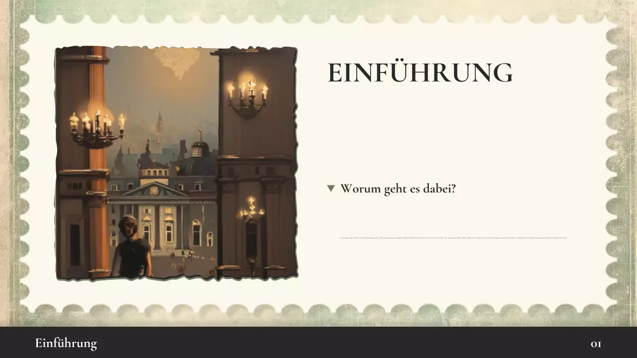 Beige Vintage Geschichtsvortrag Präsentation