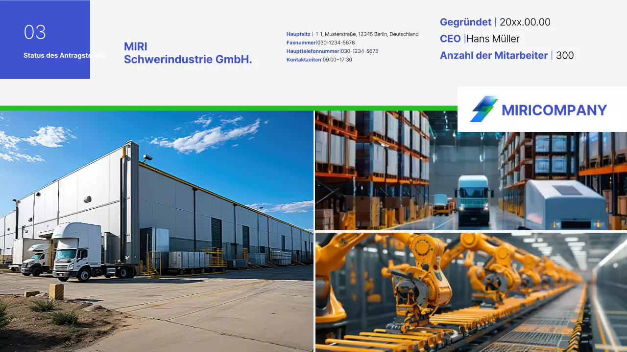 Blauer und grüner einfacher Produktvorschlag für die Metallprägung im Automobilbereich