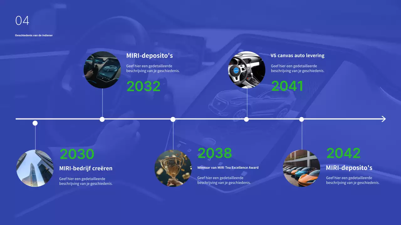 Voorstel voor een eenvoudig blauw en groen metaalstansproduct voor de automobielindustrie