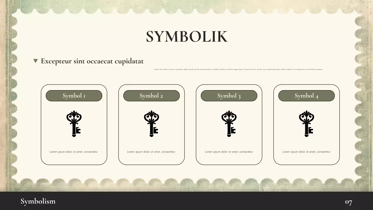 Beige Vintage Geschichtsvortrag Präsentation