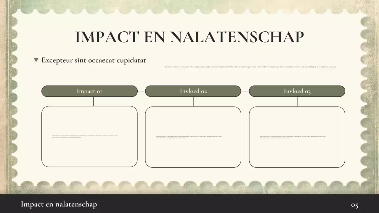 Beige Vintage Geschiedenis Lezing Presentatie