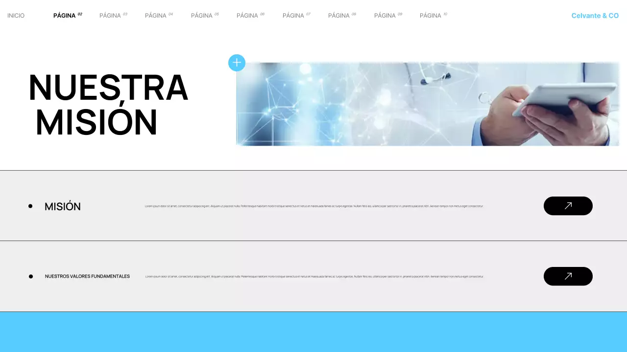 Presentación de los servicios hospitalarios locales modernos de Teal