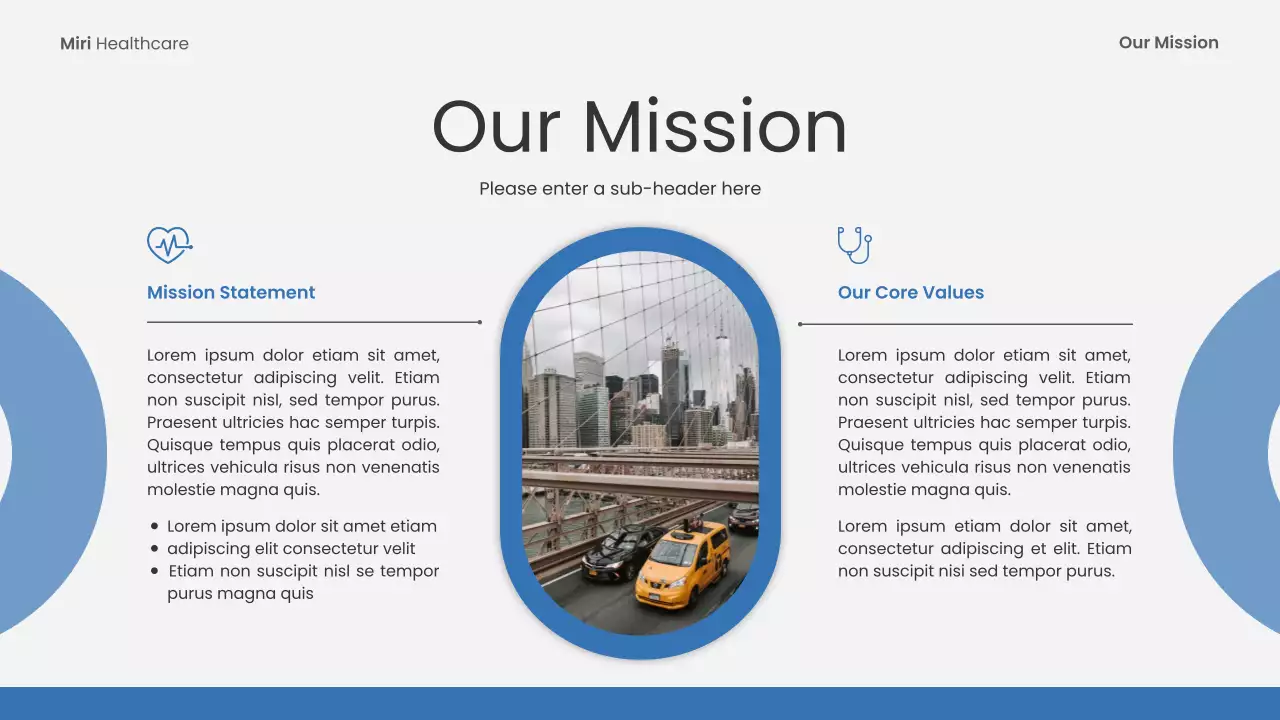 Blue Modern Healthcare Presentation