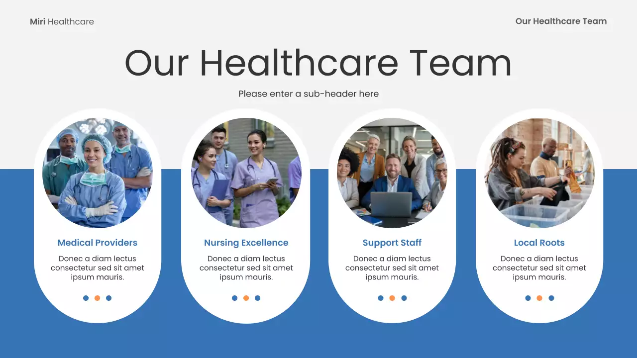 Blue Modern Healthcare Presentation