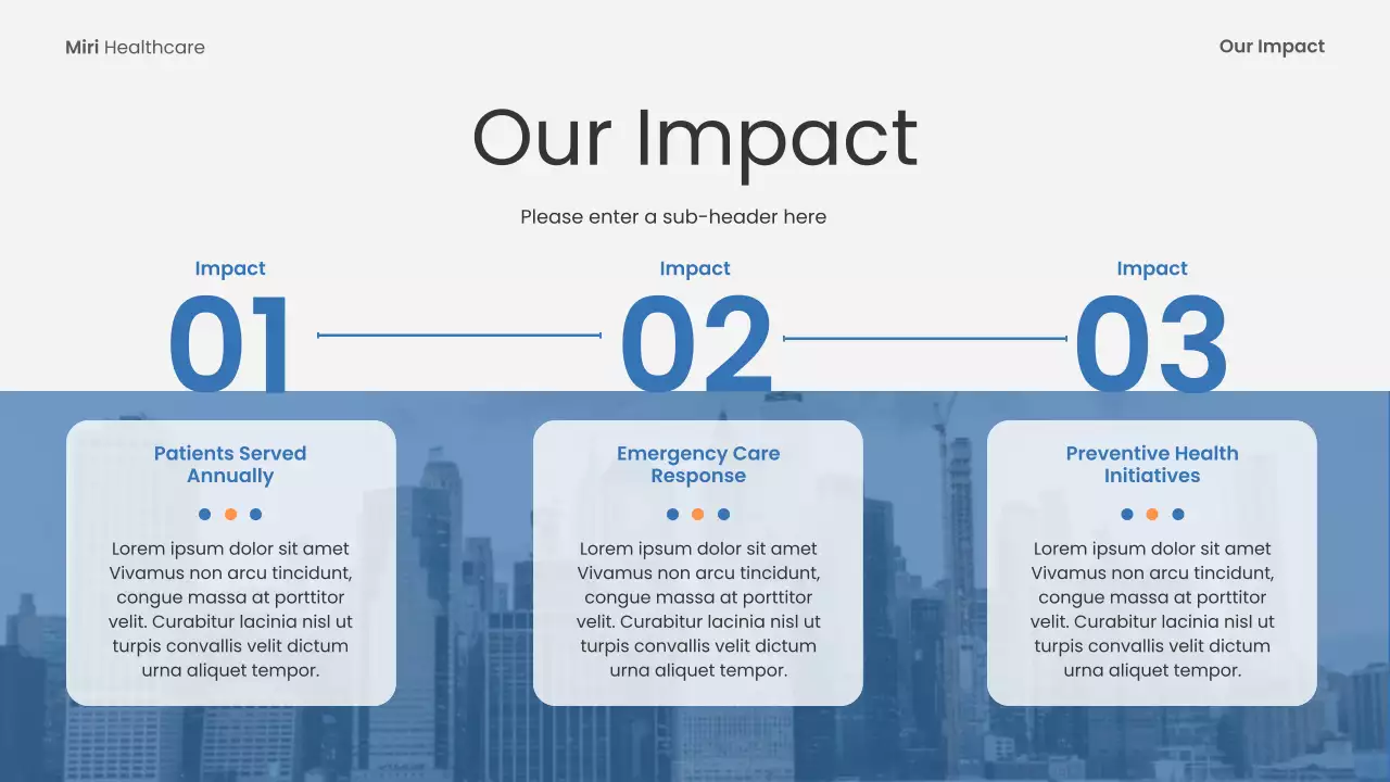 Blue Modern Healthcare Presentation