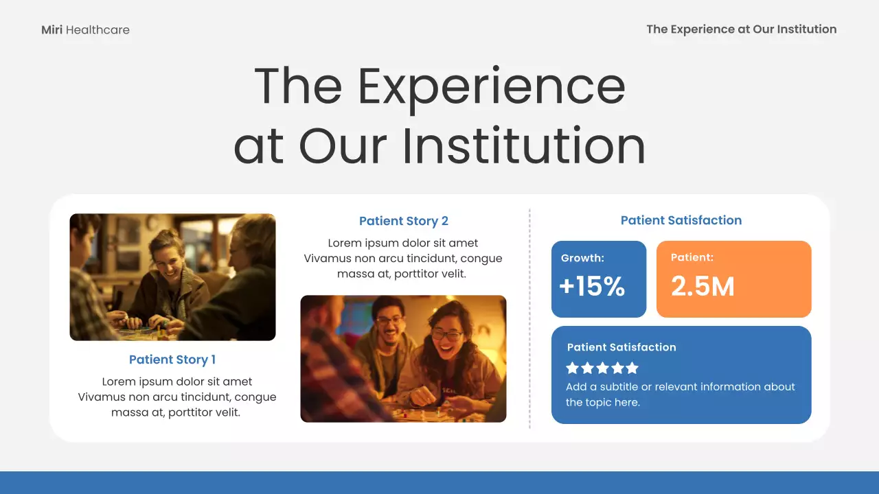 Blue Modern Healthcare Presentation