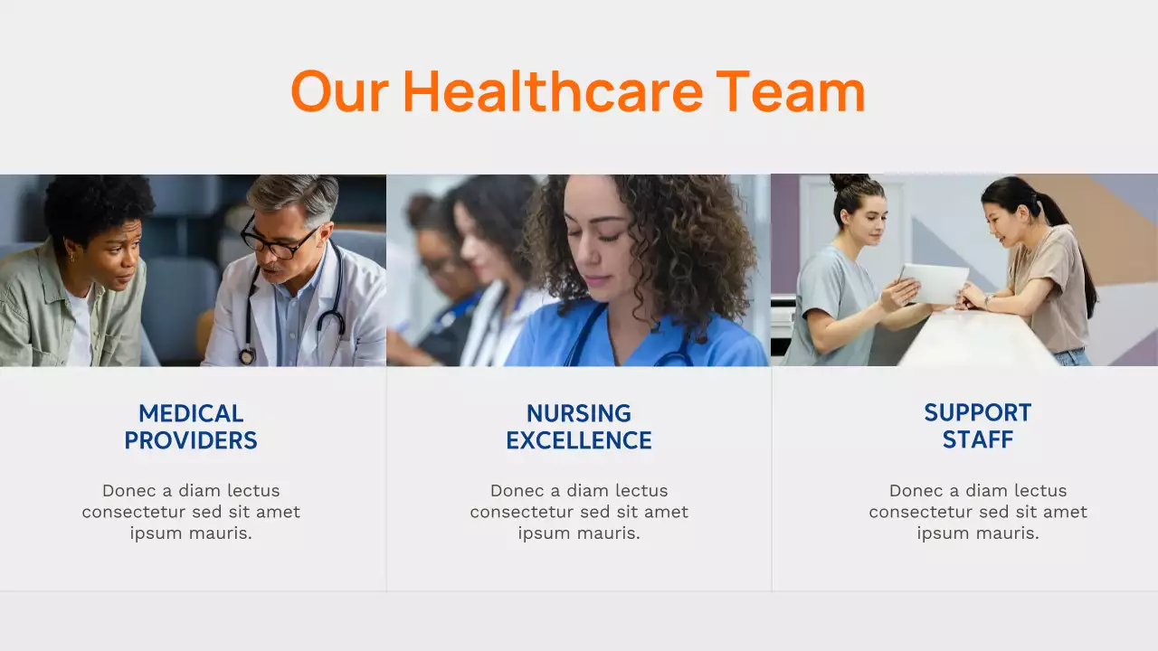 Orange Modern Healthcare Advertisement Presentation