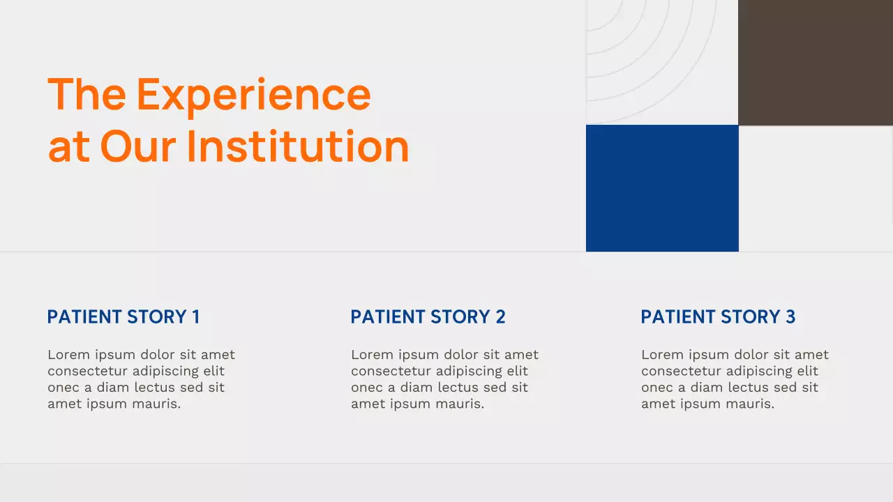 Orange Modern Healthcare Advertisement Presentation