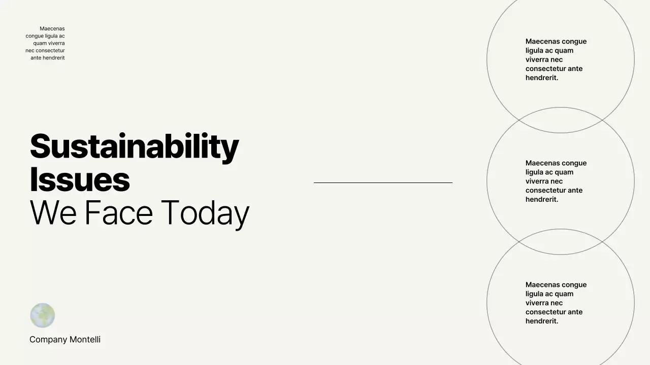 Beige Modern Sustainability Announcement Presentation