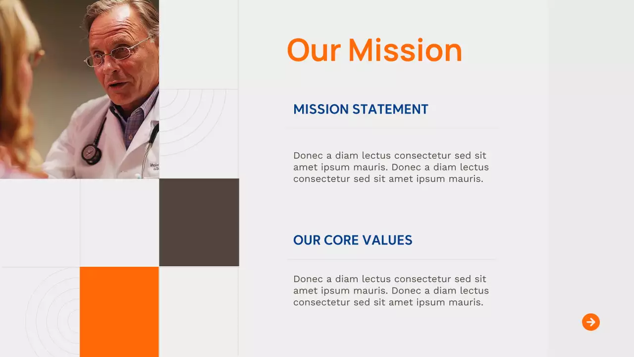 Orange Modern Healthcare Advertisement Presentation