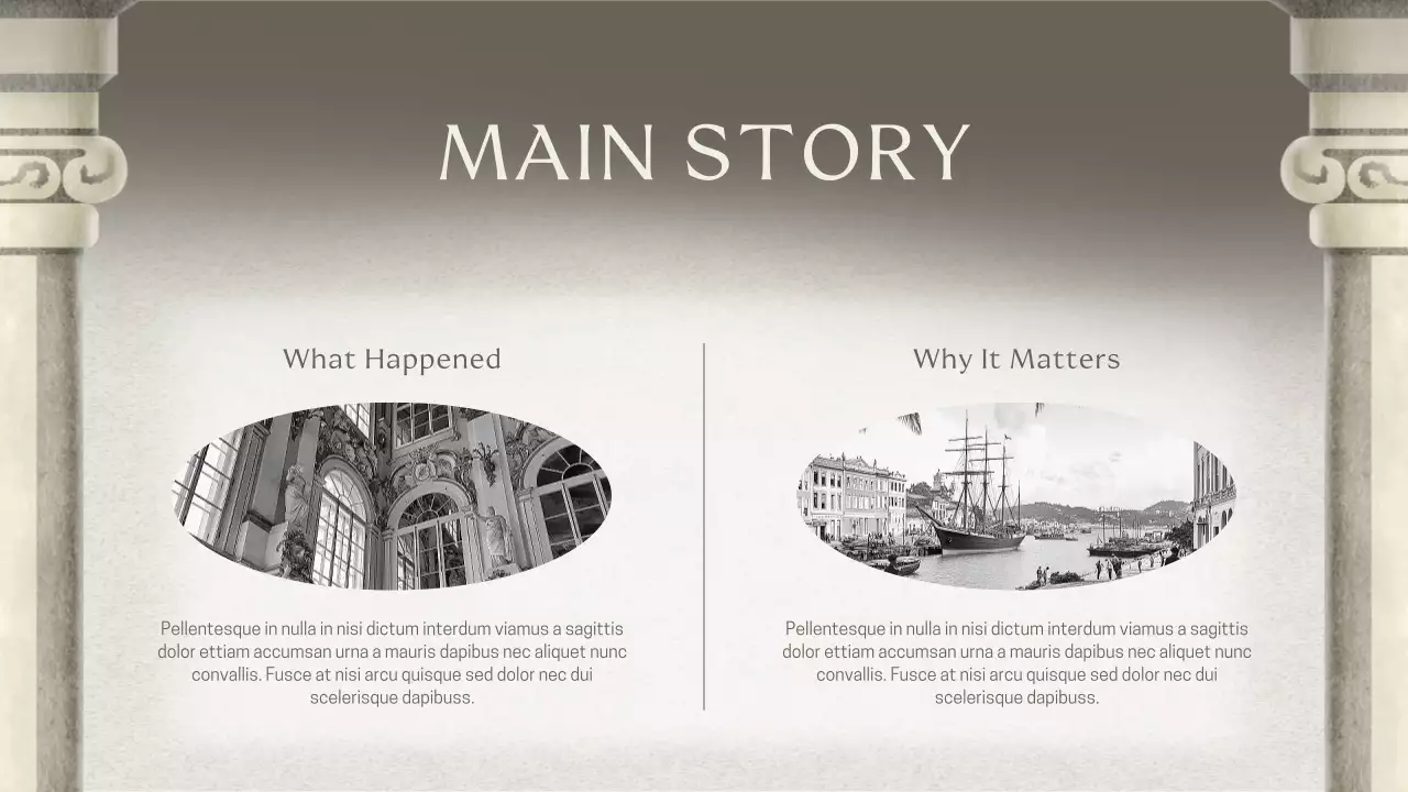 Grey Classic Historical Fiction Lecture Presentation