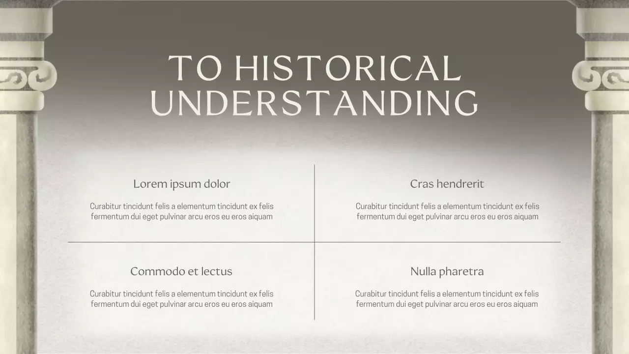 Grey Classic Historical Fiction Lecture Presentation