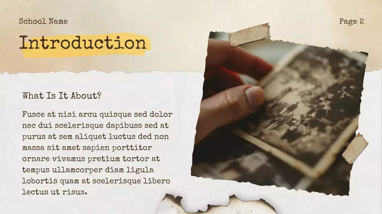 Beige Vintage Historical Event Lecture Announcement