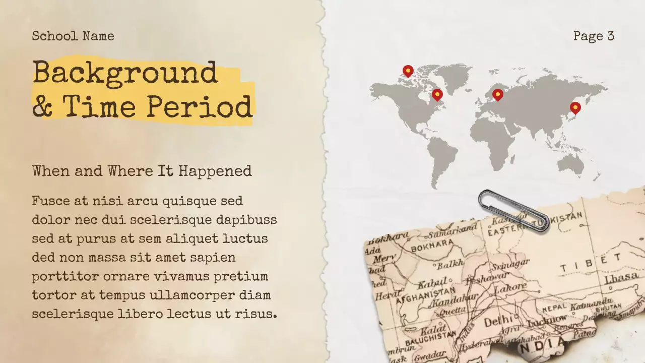 Beige Vintage Historical Event Lecture Announcement