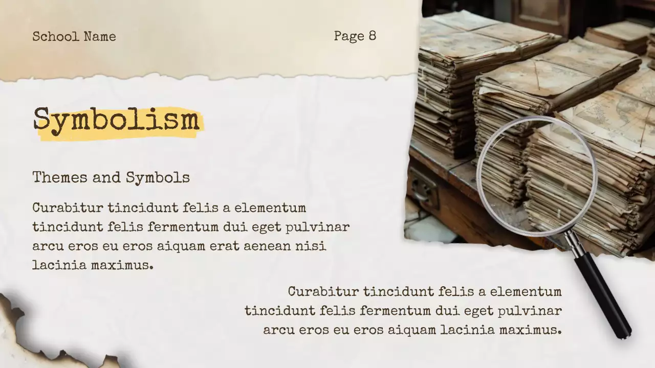 Beige Vintage Historical Event Lecture Announcement