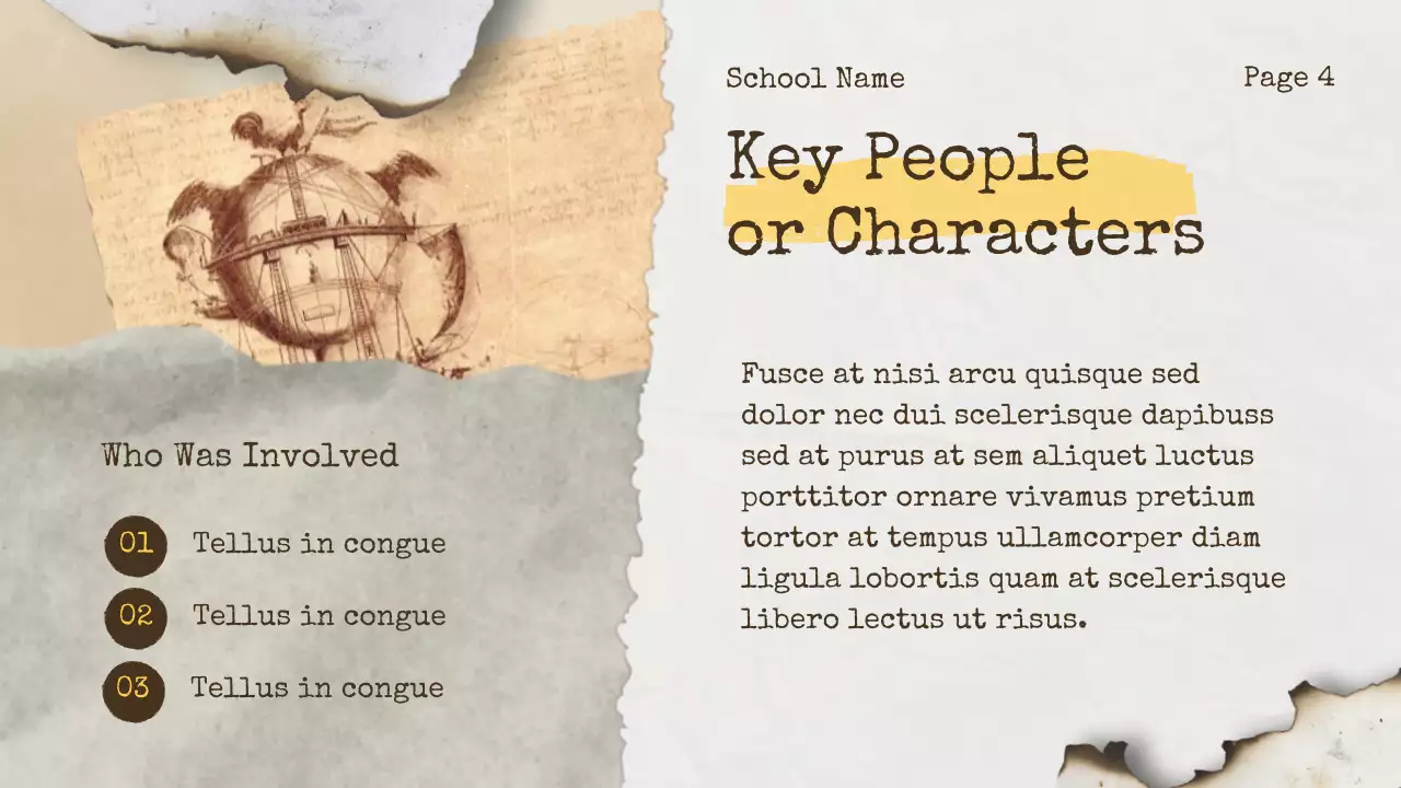 Beige Vintage Historical Event Lecture Announcement