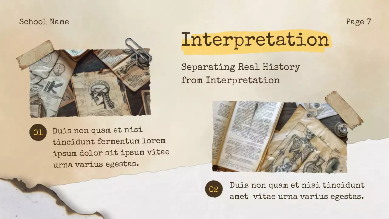 Beige Vintage Historical Event Lecture Announcement