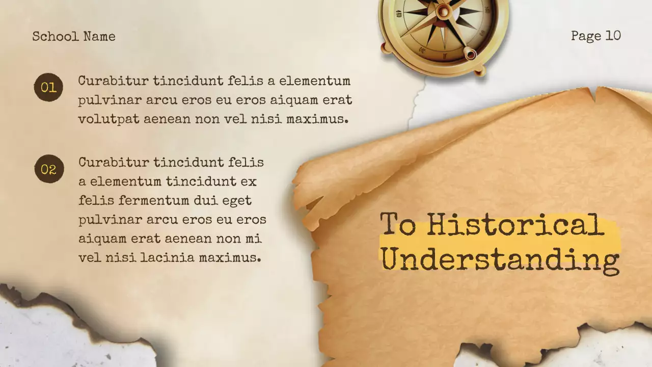 Beige Vintage Historical Event Lecture Announcement