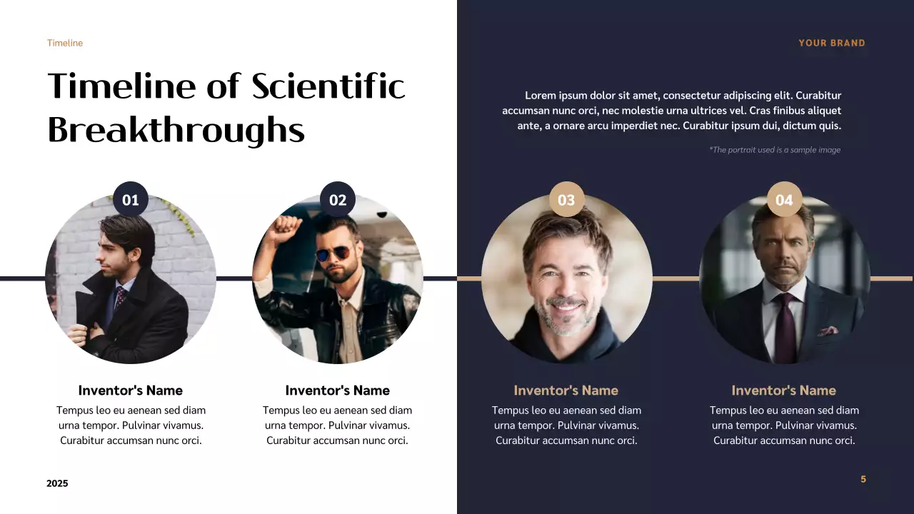 Orange Modern Inventors Lecture Presentation