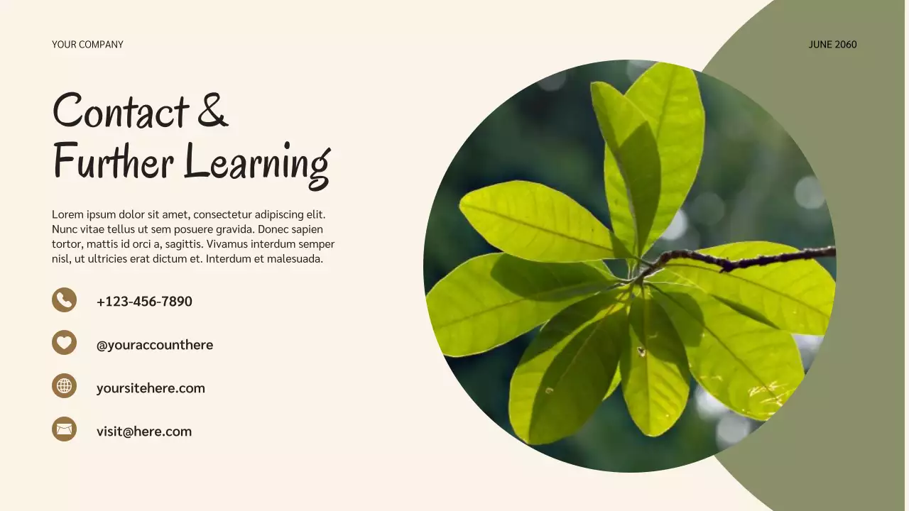 Bài thuyết trình về vòng đời của Sage Botanical Nature